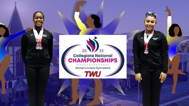 Morgan Price and Liberty Mora - Fisk Ladies Gymnastics